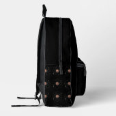 Struktur eines Atom - Illustriertes Modell Bedruckter Rucksack (Links)