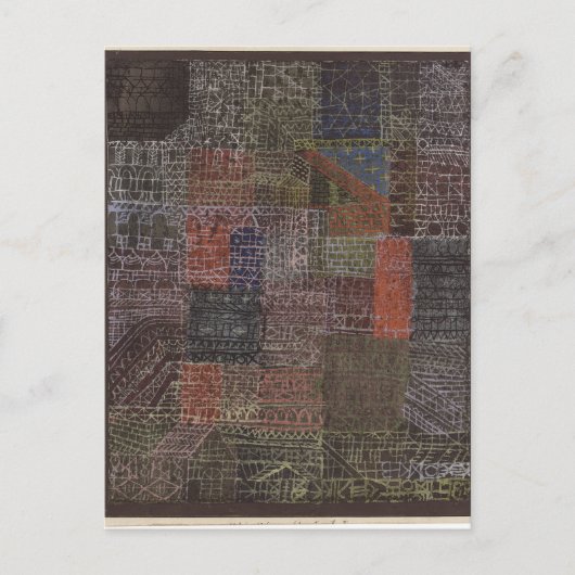 Struktur II von Paul Klee Postkarte (Vorderseite)