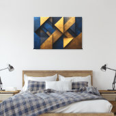 Struktur & Luxus Leinwanddruck (Insitu (Schlafzimmer))