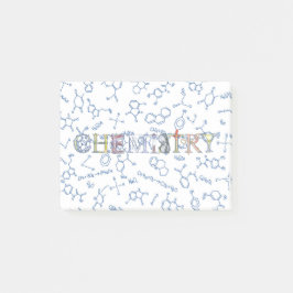 Struktur und Typografie nach der Chemikalie Post-it Klebezettel