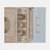 STRUKTUR UNTER KLAREM HIMMEL FLEECEDECKE (Vorderseite (Horizontal))