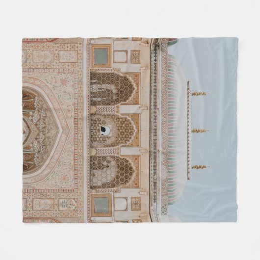 STRUKTUR UNTER KLAREM HIMMEL FLEECEDECKE (Vorderseite (Horizontal))