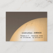 Struktur Visitenkarte (Rückseite)