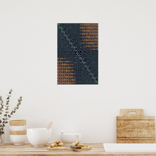 Strukturanalyse #3 poster (Küche)