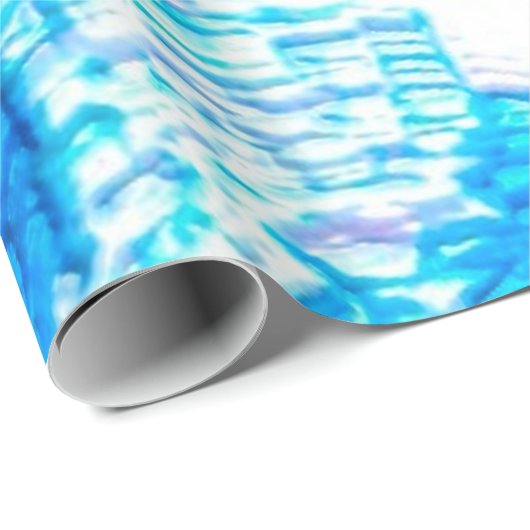 Strukturaqua Geschenkpapier (Rolleneckpunkt)