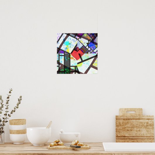 Strukturelle Affinität 17b Poster (Küche)