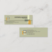 Strukturelle Gebäude-Säulen-Technik Mini Visitenkarte (Vorne/Hinten)