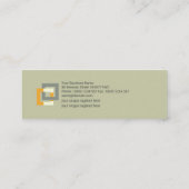 Strukturelle Gebäude-Säulen-Technik Mini Visitenkarte (Rückseite)