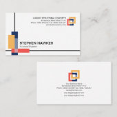 Strukturelle Gebäude-Säulenrebar-Technik Visitenkarte (Vorne/Hinten)