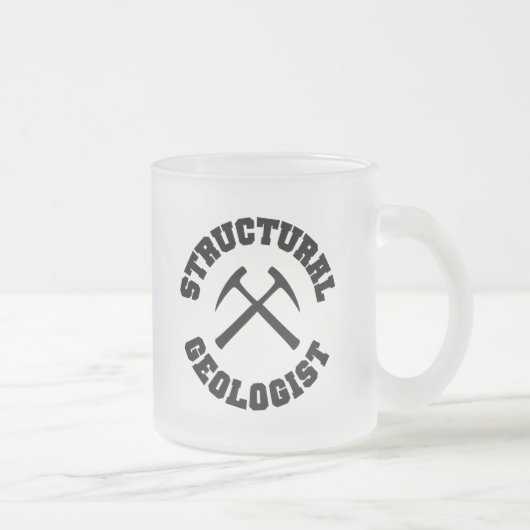 Strukturelle Geologe-Tasse Mattglastasse (Rechts)