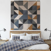 Strukturelle Harmonie Leinwanddruck (Insitu (Schlafzimmer))