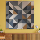 Strukturelle Harmonie Leinwanddruck (Insitu (Wohnzimmer))