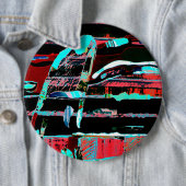 Strukturelle Interferenz – Abstrakte Kunst-Taste Button (Beispiel)