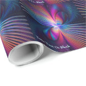 Strukturelle Irisierung Geschenkpapier (Rolleneckpunkt)