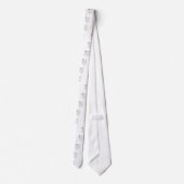 Strukturelle Technik ist die Kunst 2 Krawatte (Rückseite)