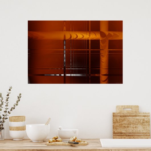 Strukturelle Vorwahlen (Form) Poster (Küche)