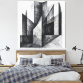 Strukturen des Denkens Leinwanddruck (Insitu (Schlafzimmer))
