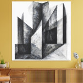 Strukturen des Denkens Leinwanddruck (Insitu (Wohnzimmer))