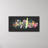 Strukturen und Farben Leinwanddruck (Vorderseite)