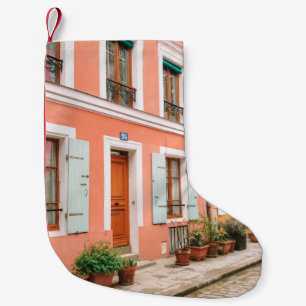 STRUKTURFOTOGRAFIE DES MULTICOLORIERTEN GEBÄUDE KLEINER WEIHNACHTSSTRUMPF