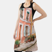 STRUKTURFOTOGRAFIE DES MULTICOLORIERTEN GEBÄUDE SCHÜRZE (InSitu)