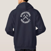 Strukturgeologe Hoodie (Rückseite)