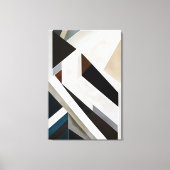 Strukturgeometrie Leinwanddruck (Vorderseite)