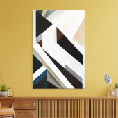 Strukturgeometrie Leinwanddruck (Insitu (Wohnzimmer))