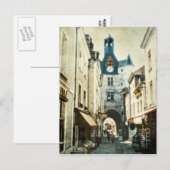 Strukturierte Amboise Postkarte (Vorne/Hinten)