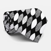 Strukturierte Diagonale des Blätter-03 Krawatte (Gerollt)