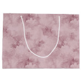 Strukturierte Geschenktasche Pink Groß Große Geschenktüte (Rückseite)