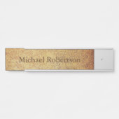 Strukturierte hängende türschild (Vorderseite )