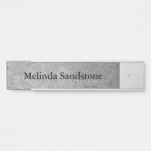 Strukturierte hängende türschild (Vorderseite )