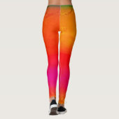 Strukturierte helle Farben auf Leggings (Rückseite)