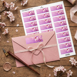 Strukturierte lila rosa Blüten Botanik