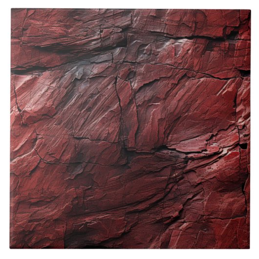 Strukturierte rote Felsen Fliese (Vorderseite)