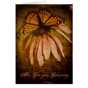 Strukturierte Schmetterling Alles Gute zum
