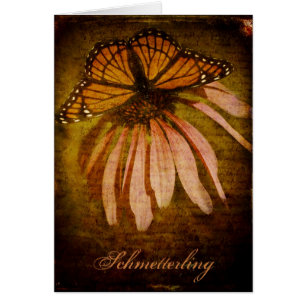 Strukturierte Schmetterling "Schmetterling" Karte
