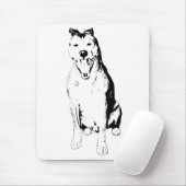 Strukturierte sitzende Form Mousepad (Mit Mouse)
