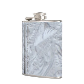 Strukturierter Glas-GROSSVATER des BRÄUTIGAMS Flachmann (Links)