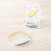 Strukturierter Hintergrund Sandstein Untersetzer (Seite)