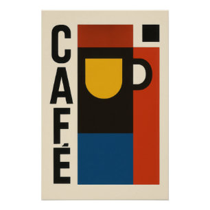 Strukturierter Kaffee Poster