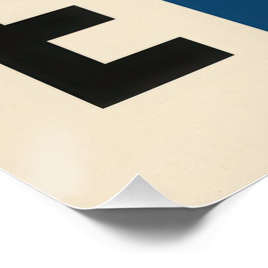 Strukturierter Kaffee Poster (Ecke)