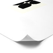 Strukturierter Rhythmus : Geometrische Wandkunst a Poster (Ecke)