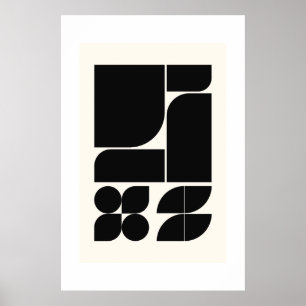 Strukturierter Rhythmus : Geometrische Wandkunst a Poster