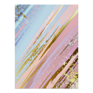 Strukturierter rosa Hintergrund Poster