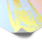 Strukturierter rosa Hintergrund Poster (Ecke)