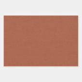 Strukturierter Sattelbraun Geschenkpapier Set (Vorderseite 2)