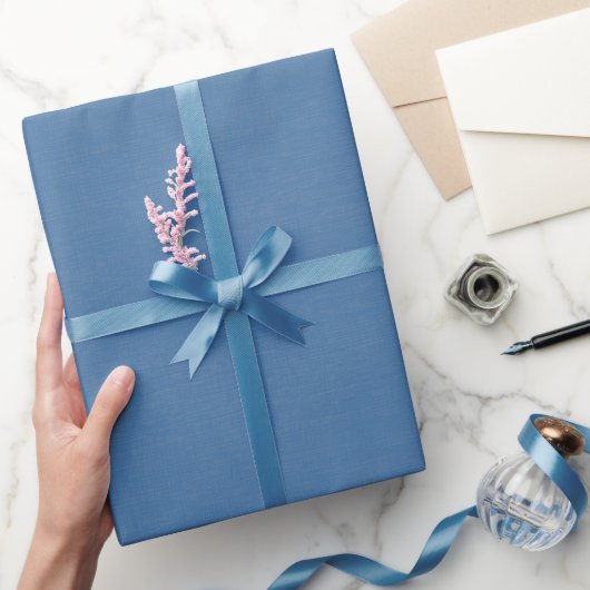 Strukturiertes Blau Geschenkpapier (Schenken)
