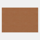 Strukturiertes Braun Geschenkpapier Set (Vorderseite 3)